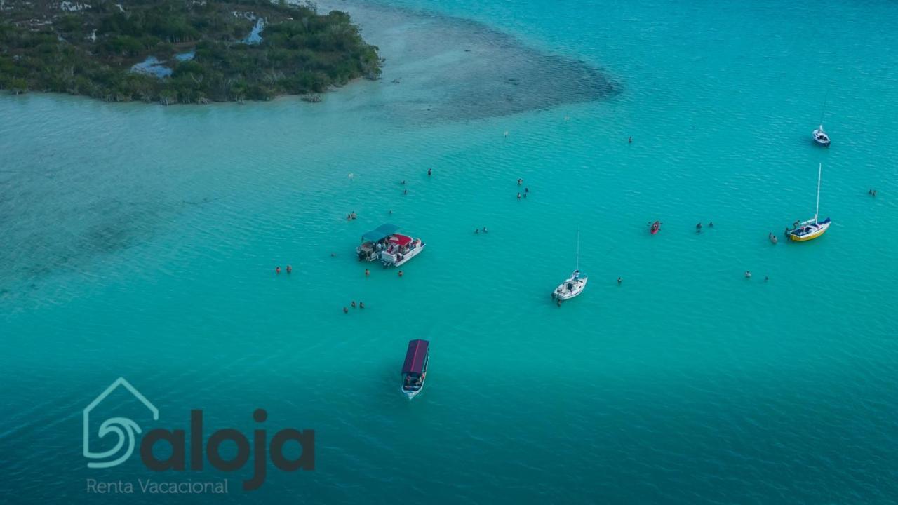Villa Xtohil With Private Access To The Magic 7 Colors Lagoon Bacalar Εξωτερικό φωτογραφία