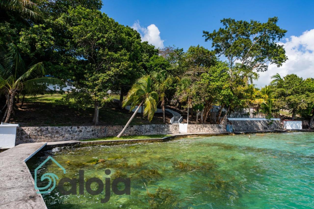 Villa Xtohil With Private Access To The Magic 7 Colors Lagoon Bacalar Εξωτερικό φωτογραφία