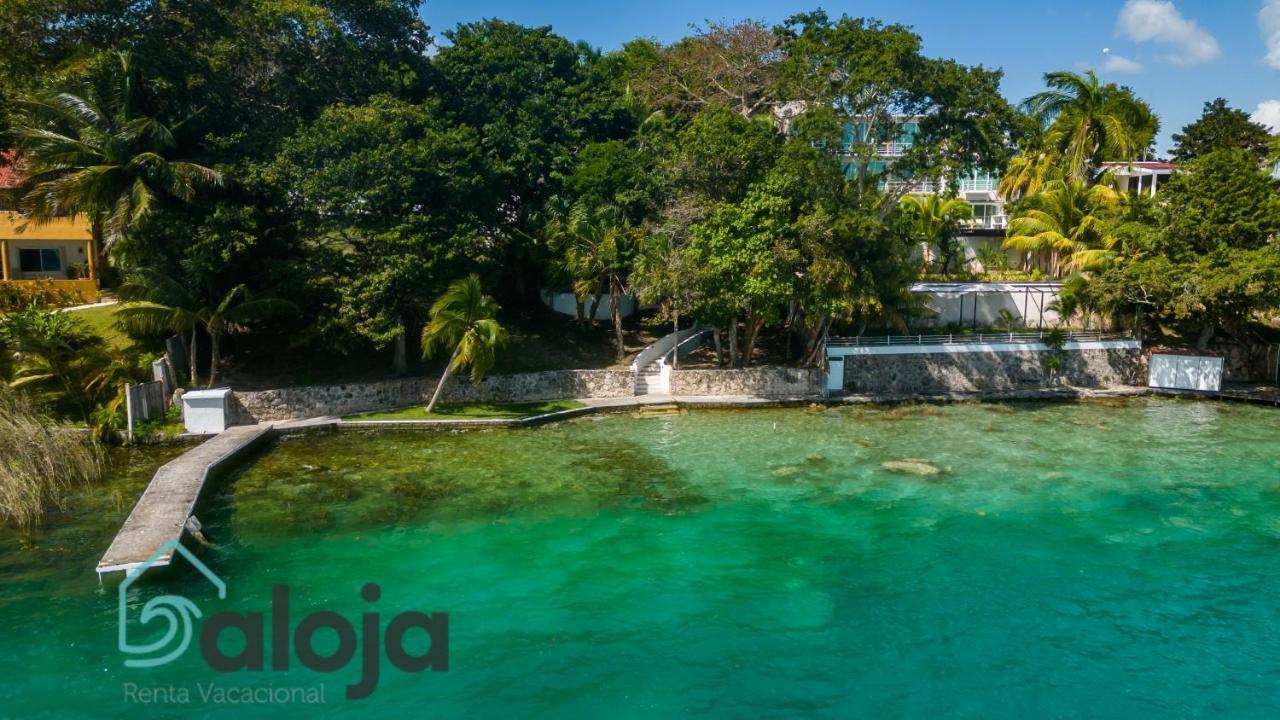 Villa Xtohil With Private Access To The Magic 7 Colors Lagoon Bacalar Εξωτερικό φωτογραφία